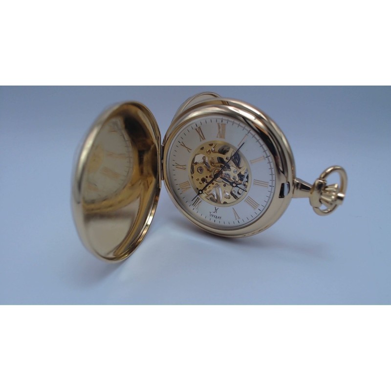 Montre de Poche Savonette Mécanique SQUELETTE