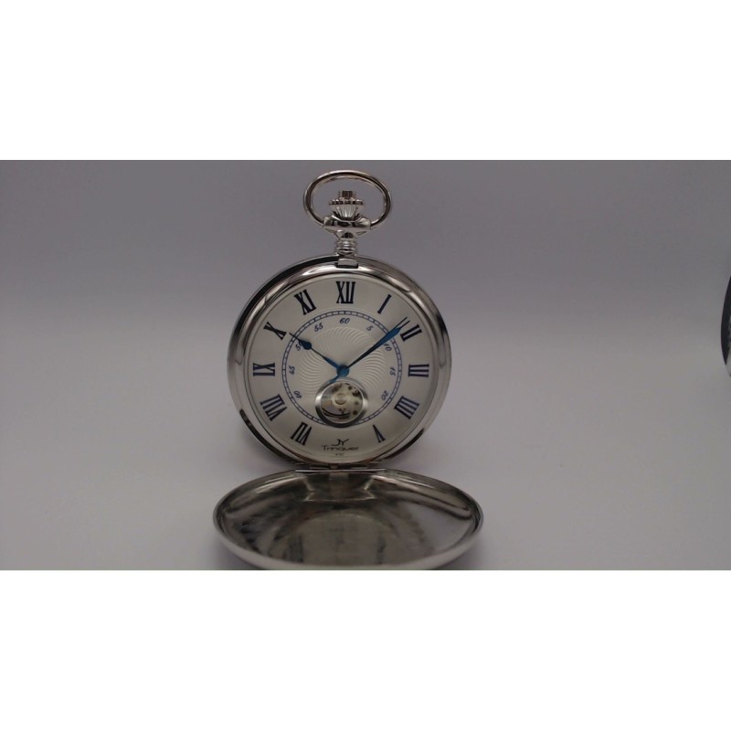 Montre de Poche Savonette Mécanique SQUELETTE