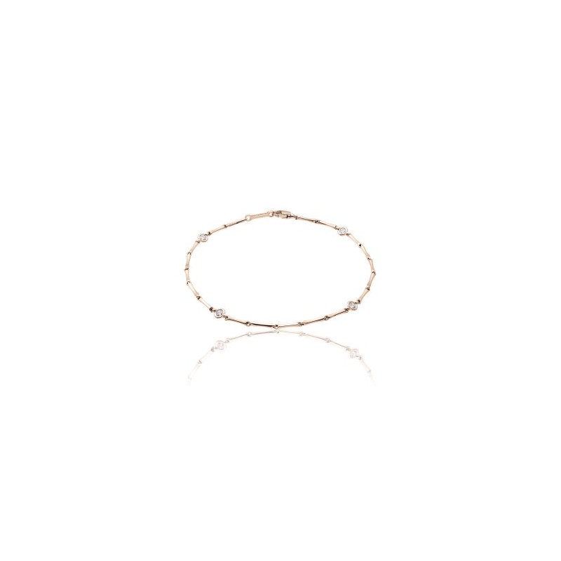 Bracelet Or et Pierres Diamants