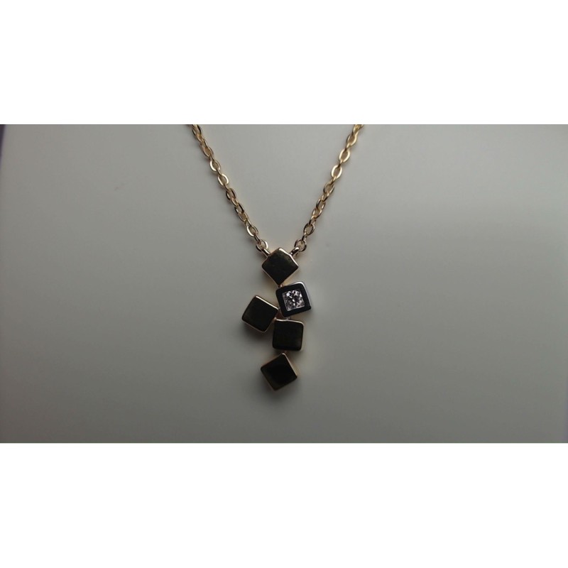 Collier Or et Pierres Diamant