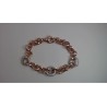 Bracelet Plaqué Or rose sur argent & Oxydes