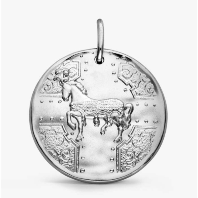 Pendentif Argent Cheval en Majesté 25mm