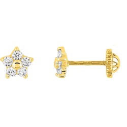 Boucles Or pour Enfant Oxydes & système vis