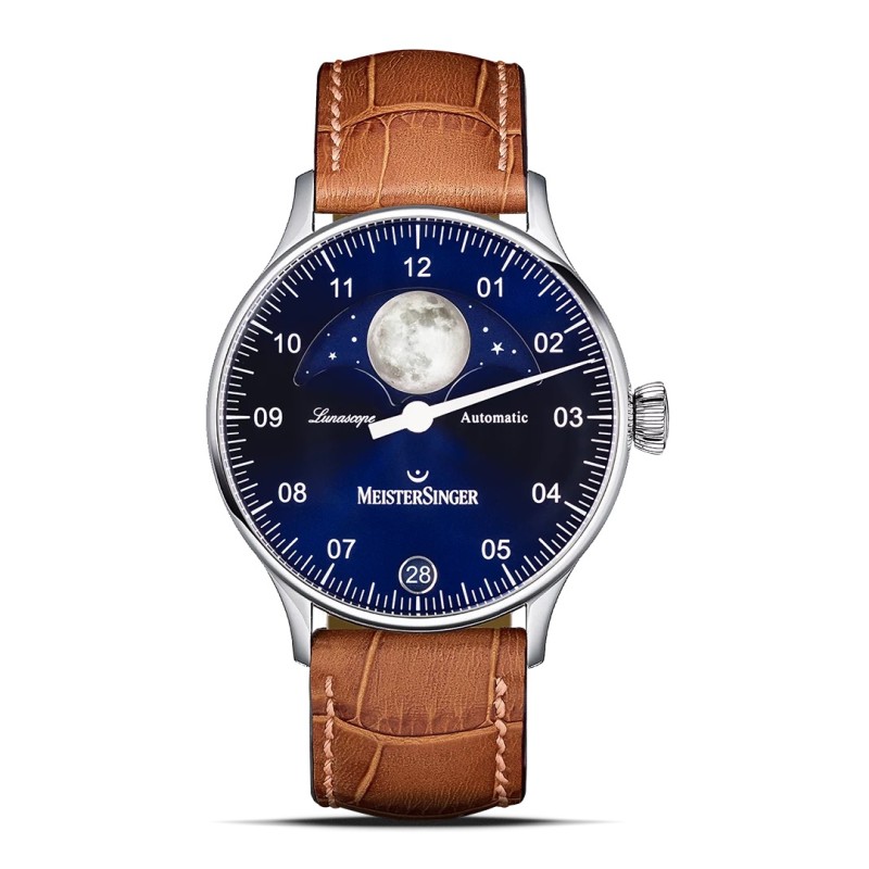Montre Homme Automatique Lunascope blue dial 40mm