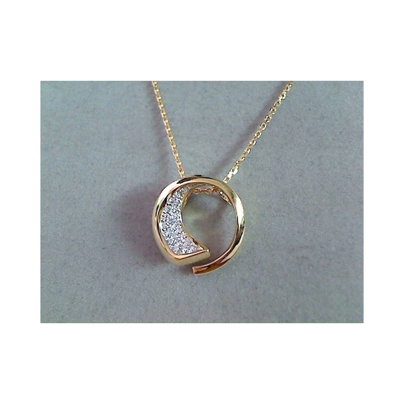 Collier Or et Pierres Diamants