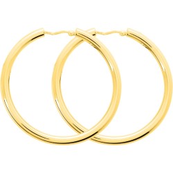 Créoles Or D 35mm système "V"