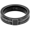 Bague Acier & câble CABESTAN 6 MM