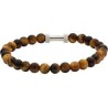 Bracelet Acier ZEN & Oeil de Tigre - 6 MM