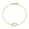 Bracelet Or et Pierres Nacre