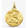 Médaille or Ange Raphaël 16 mm