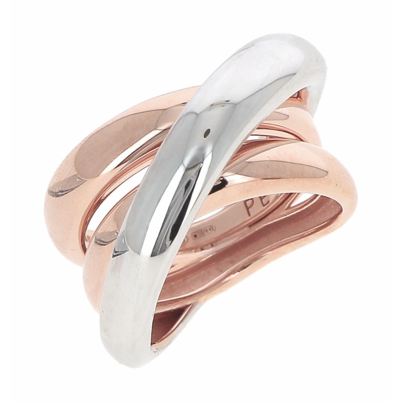 Bague plaquée or sur argent 