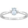 Bague Or et Pierres Fines Aigue Marine & Diamants