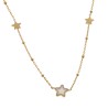 Collier Or et Pierres Nacre forme Etoile
