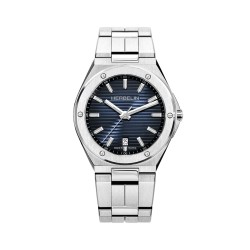 Montre Homme bracelet acier Cap Camarat fond bleu