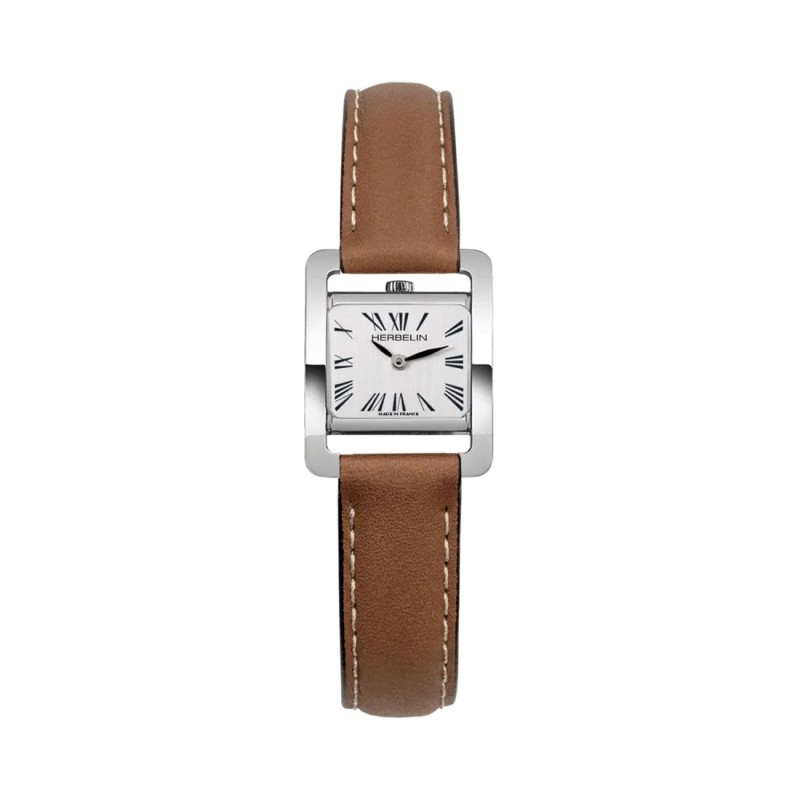 Montre Dame acier bracelet cuir - Ve Avenue