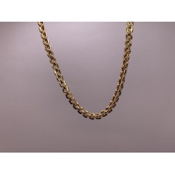 Collier Plaqué Or sur Argent maille Venitienne