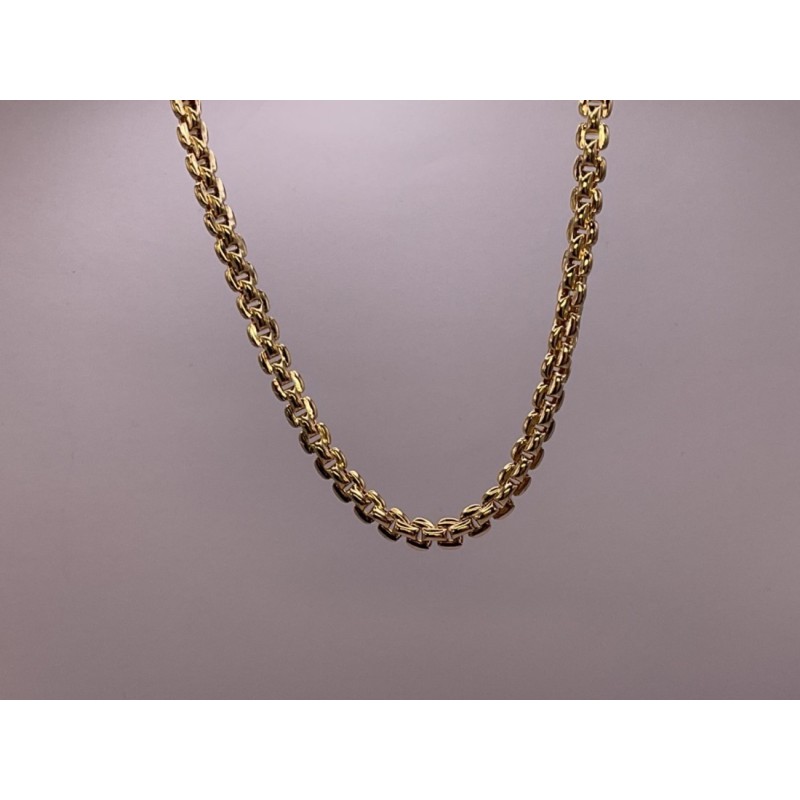 Collier Plaqué Or sur Argent maille Venitienne