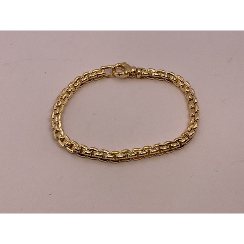 Bracelet Plaqué Or sur Argent maille Venitienne