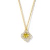 Collier Or et Pierres Saphir jaune & Diamants - SALINA