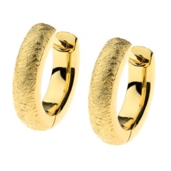 Boucles Acier plaqué or jaune