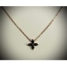 Collier Or et Pierres Diamants noirs