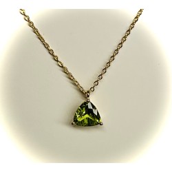 Collier Or et Pierres Péridot