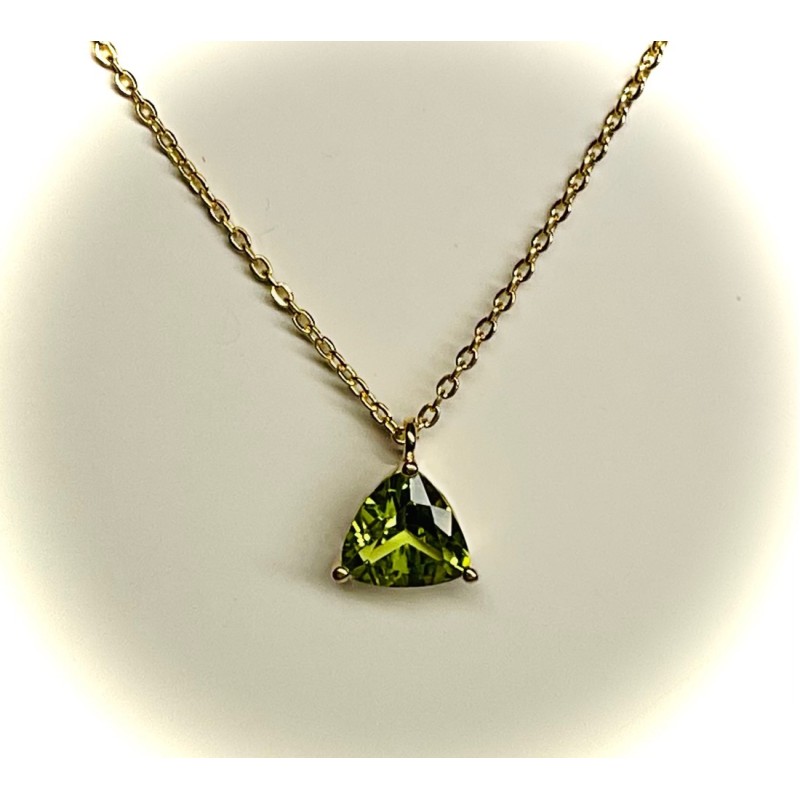 Collier Or et Pierres Péridot