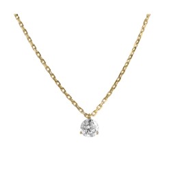 Collier Or et Pierres Diamant 0,30ct certifié 