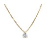 Collier Or et Pierres Diamant 0,30ct certifié 