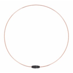 Collier Plaqué Or rose sur Argent - Polvere noir