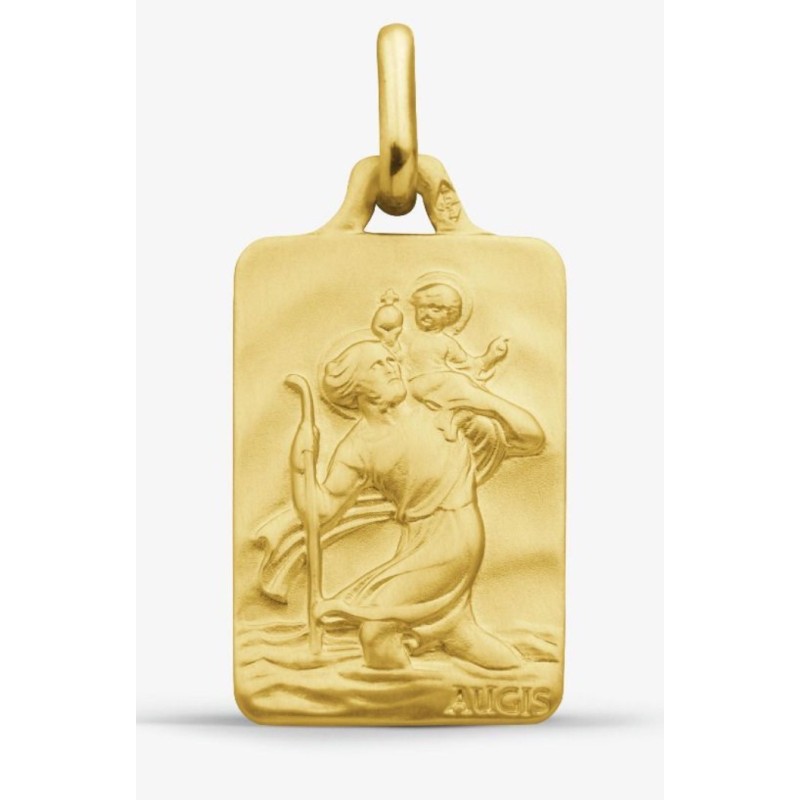 Médaille Or St-Christophe 18 mm
