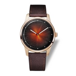 Montre Homme Solaire Recyclée Wild Brown