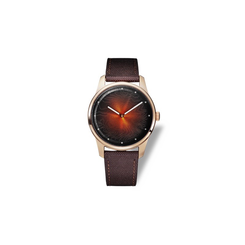 Montre Homme Solaire Recyclée Wild Brown