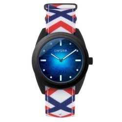 Montre Homme Solaire Recyclée La Bleue Tricolore