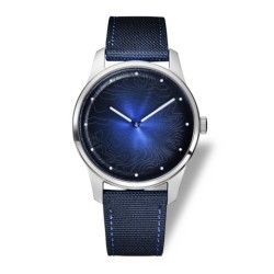 Montre Homme Solaire Recyclée Blue Reef