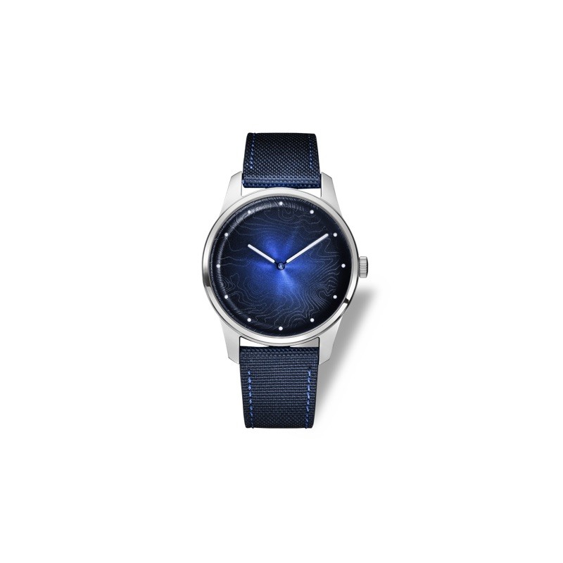 Montre Homme Solaire Recyclée Blue Reef