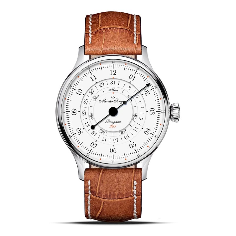 Montre Homme Automatique Pangaea Day Date - 43 mm cadran blanc