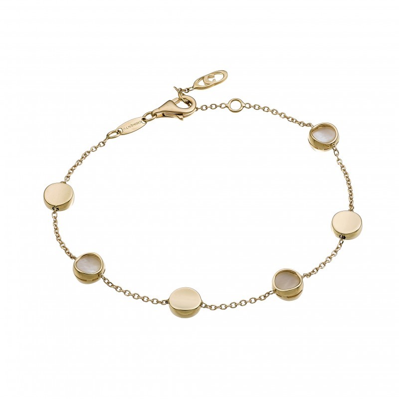 Bracelet Or et Pierres & Nacre
