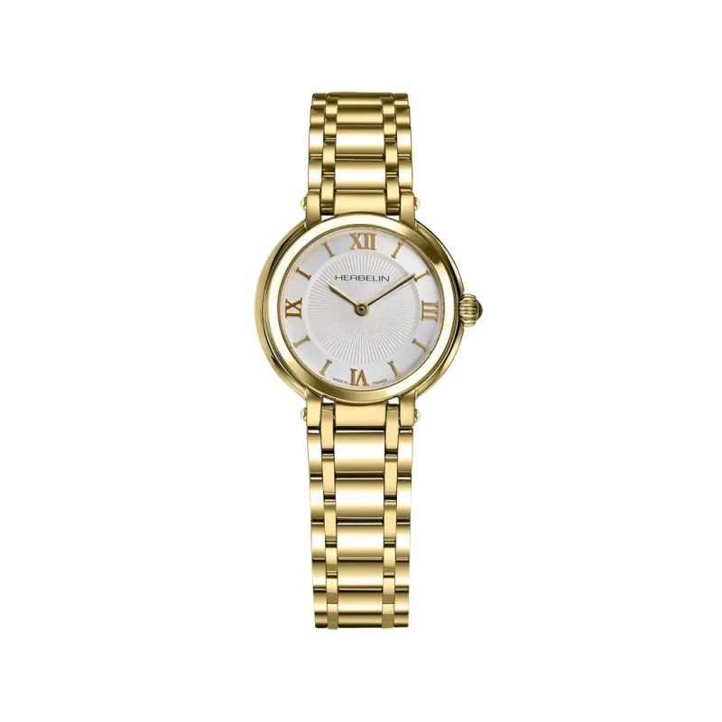 Montre Dame tour de bras plaqué - Galet