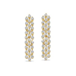 Boucles Plaquées Or sur Argent & Oxydes