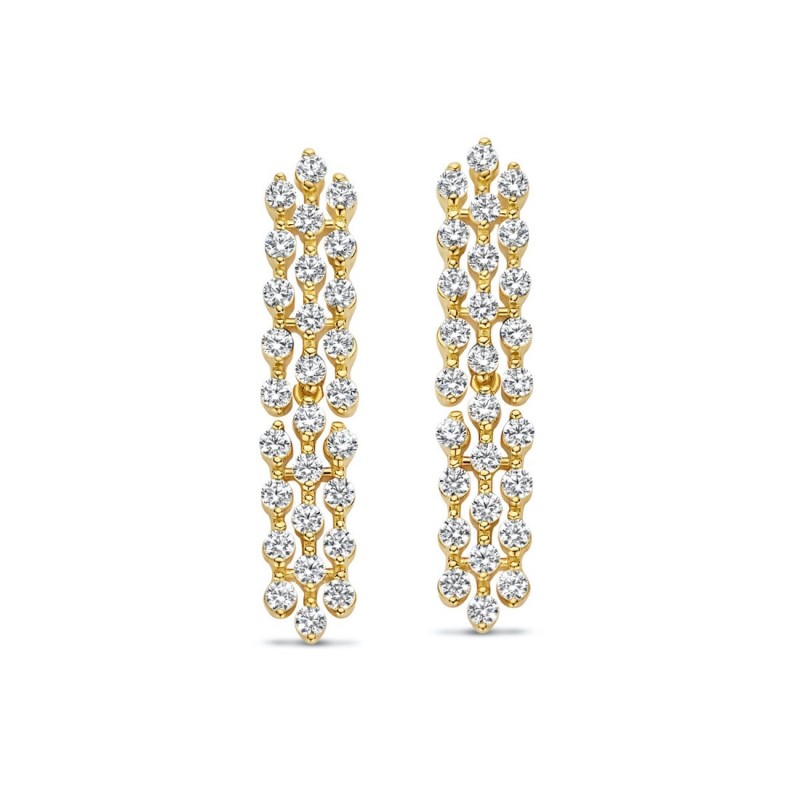 Boucles Plaquées Or sur Argent & Oxydes