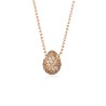 Collier Plaqué Or  rose sur argent - 9Nine