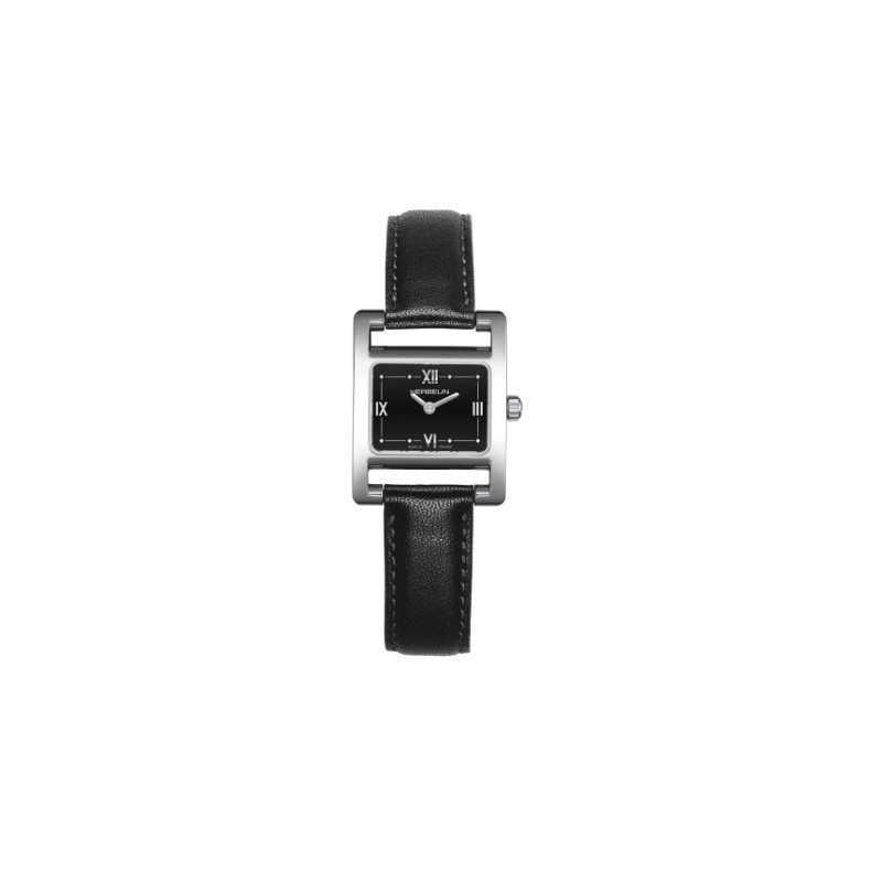 Montre Dame acier bracelet cuir Ve Avenue