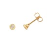 Boucles Or et Pierres Diamants 2 x 0,20 ct serti clos