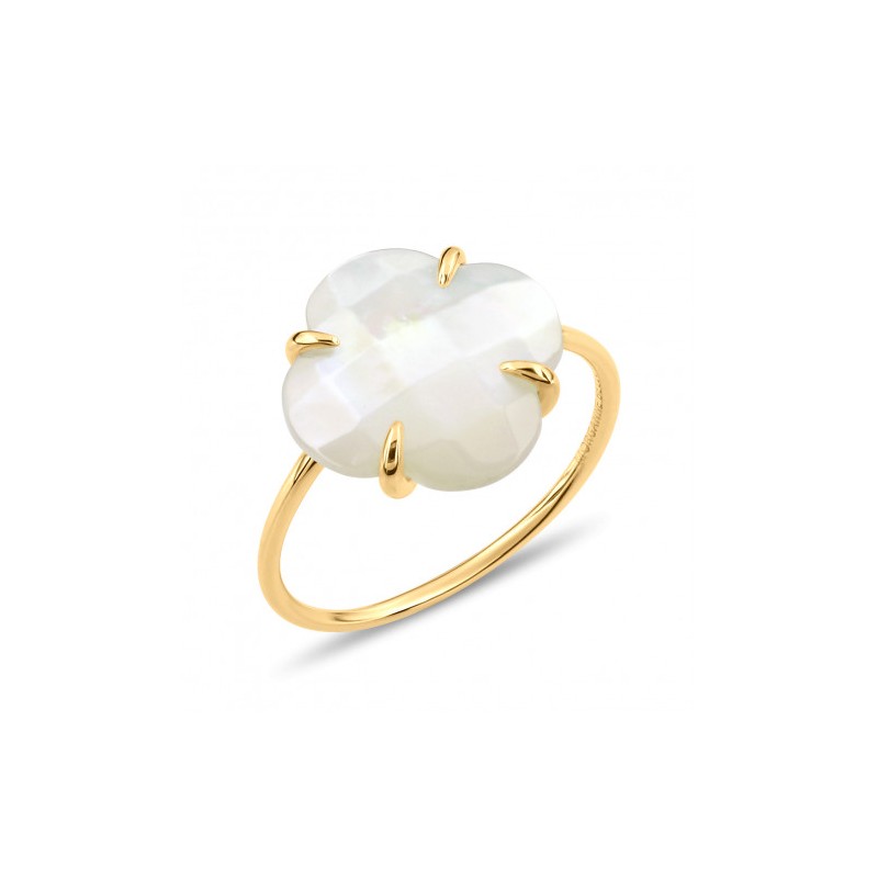 Bague Or et Pierres Fines Nacre - Victoria