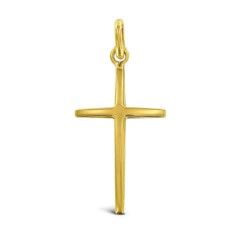 Croix Or Arrondie Ajourée