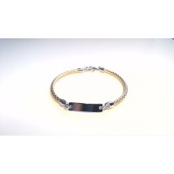 Bracelet Argent et Argent plaqué or jaune