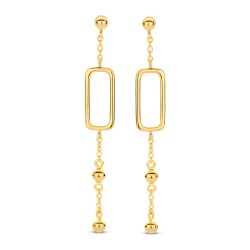 Boucles Plaquées Or sur Argent 