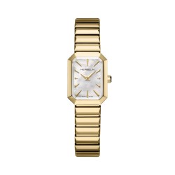 Montre Dame tour de bras plaqué OCTOGONE cadran nacre