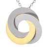 Collier Acier Bicolore 42 cm